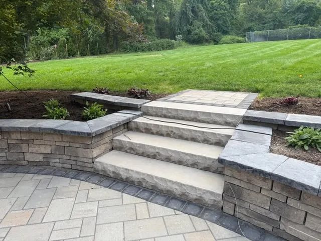 Landscaping and new turf completed by Lymington Landscapes & Gardens